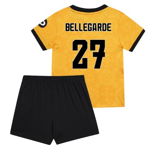 Stroje piłkarskie Wolves Jean-Ricner Bellegarde #27 Koszulka Podstawowej dla dzieci 2025-26 Krótki Rękaw (+ szorty)